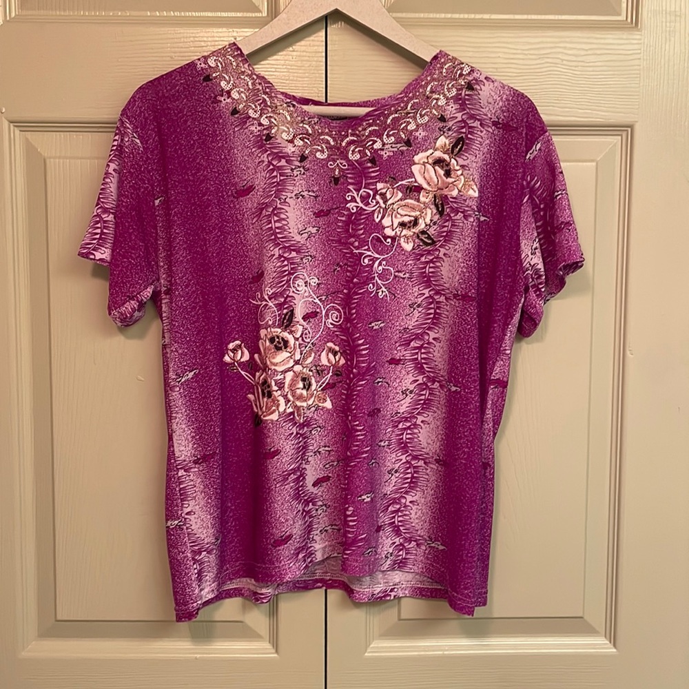 Ornate print shirt